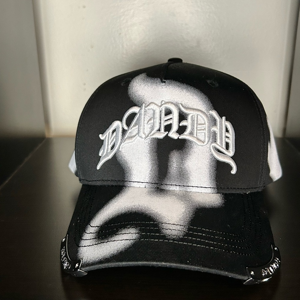 DANDY HATS PROJECT 001 WITH BOX Black and White Cap